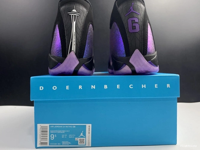 14 '' RETRO JORDAN CV2469-001 AIR DOERNBECHER 1011